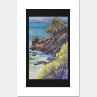 Nobbys Headland - plein air Posters and Art